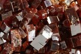 Deep Red Vanadinite Crystal Cluster - Large Crystals #368146-1